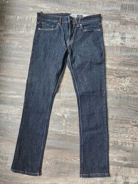 Volcom Mens Vorta Slim Straight Dark Wash Jeans Size 32/32 Indiesleeze Skater
